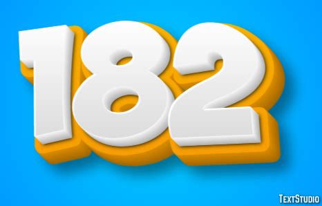3D Lotto Number: 182 .